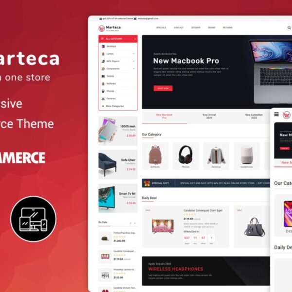 Marteca – Multipurpose Responsive WooCommerce Theme