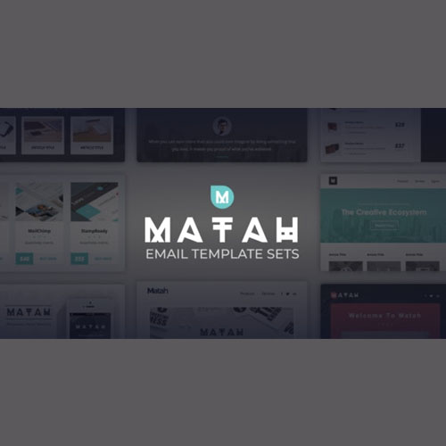 Matah | Responsive Email Set - Download $4.49
