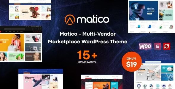 Matico Multi Vendor Marketplace WordPress Theme