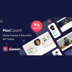MaxCoach - Online Courses, Personal Coaching & Education WP Theme - Download $4.49