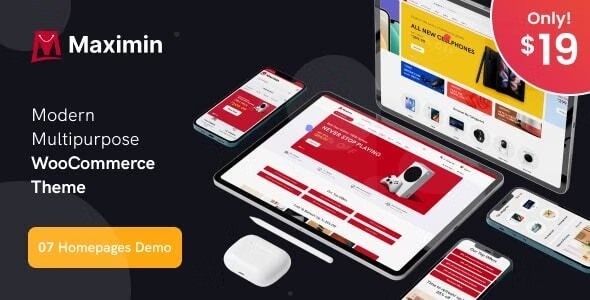 Maximin Modern Multipurpose WooCommerce Theme Maximin Modern Multipurpose WooCommerce Theme