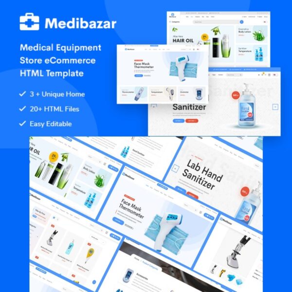 Medibazar - Medical WooCommerce Theme $4.49