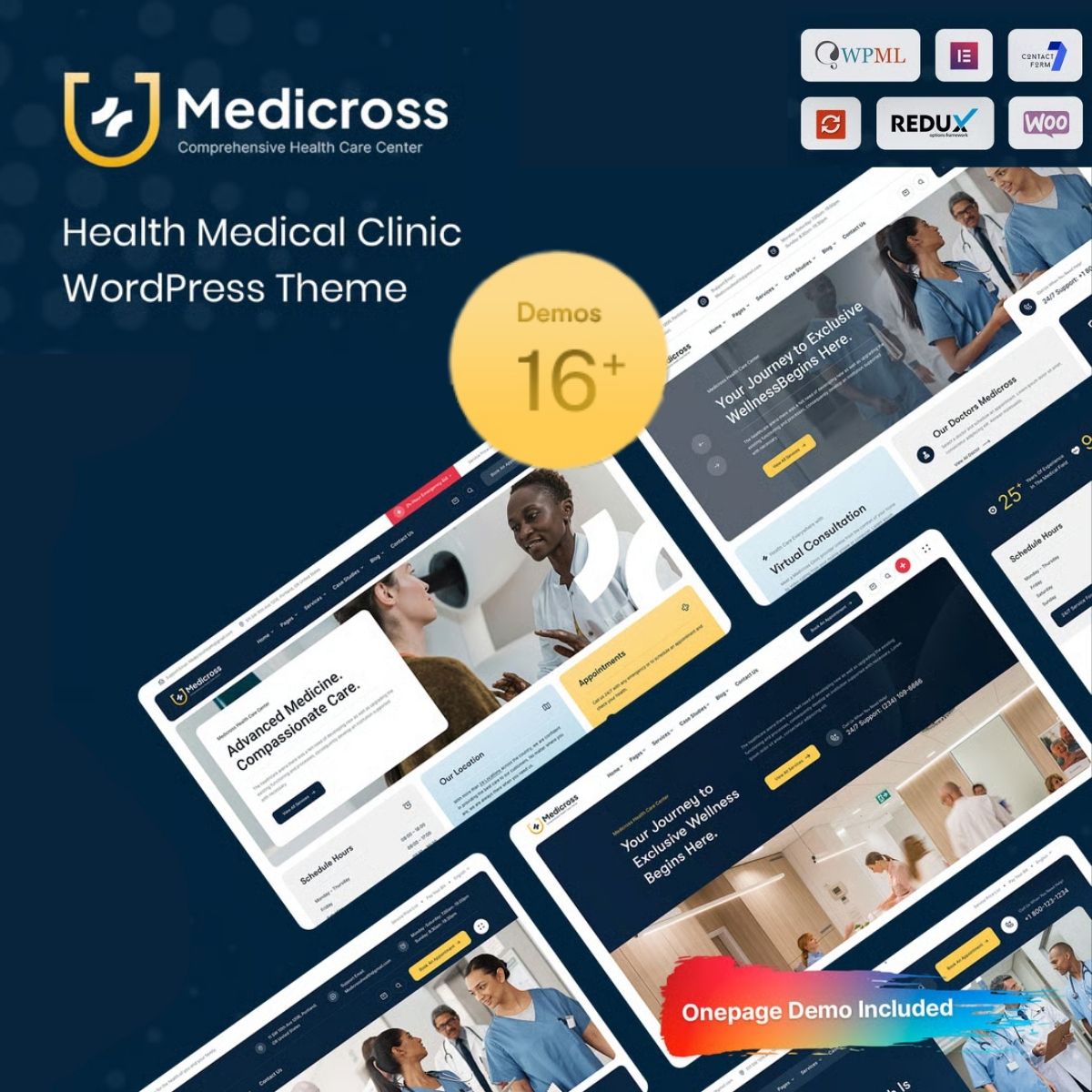 Medicross - Medical WordPress Theme $4.49 Medicross - Medical WordPress Theme $4.49