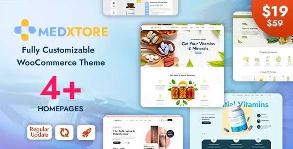 MedXtore Theme GPL v3.3.4 – Pharmacy, Medical & Beauty Elementor WooCommerce Theme