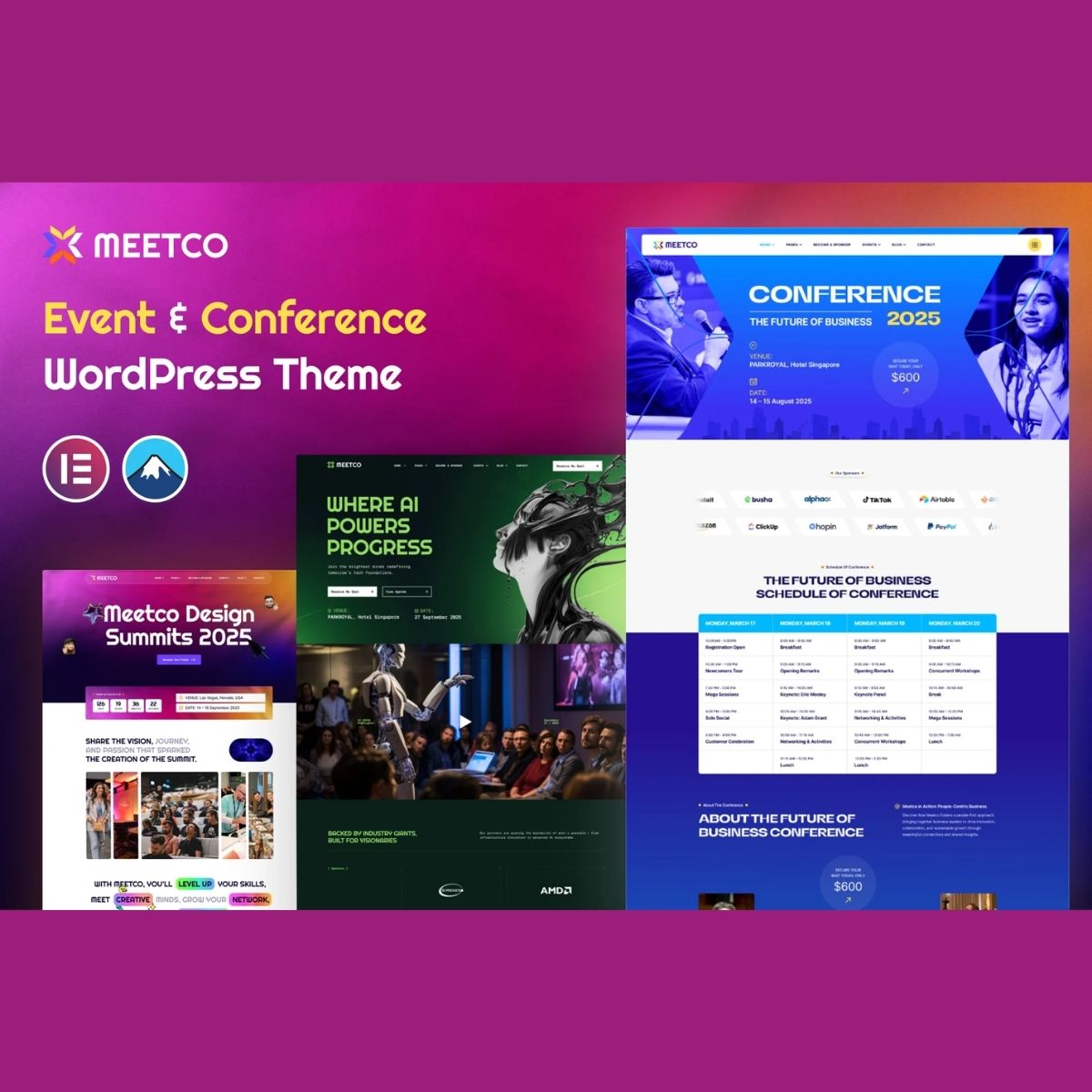 Meetco - Event & Conference WordPress Theme $4.49 Meetco - Event & Conference WordPress Theme $4.49