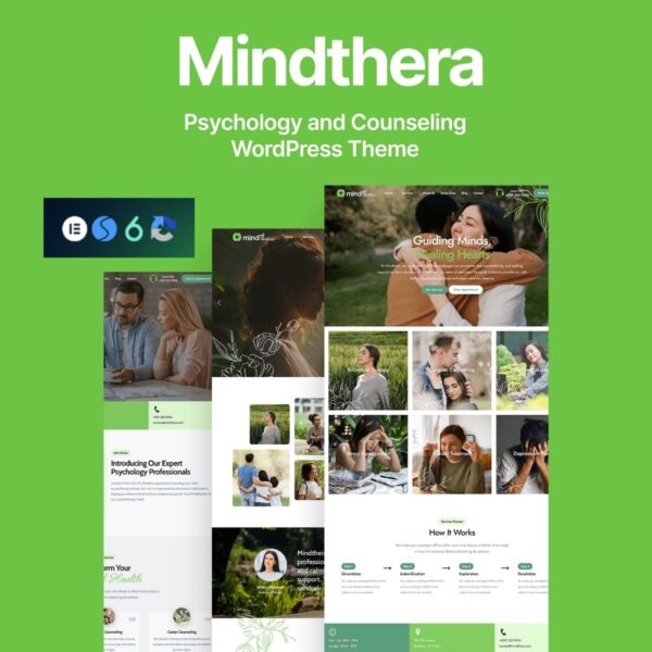 Mindthera - Psychology and Counseling WordPress Theme $4.49