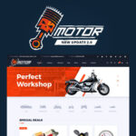 Motor - Vehicles Parts - Equipments and Accessories WooCommerce Store - Download $4.49