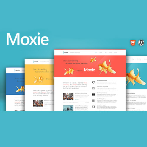Moxie - Responsive Theme for WordPress - Download $4.49