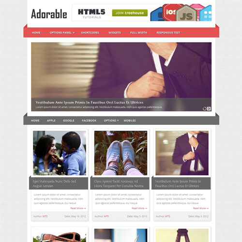 MyThemeShop Adorable WordPress Theme - Download $4.49