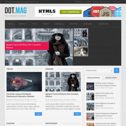 MyThemeShop Dotmag WordPress Theme - Download $4.49