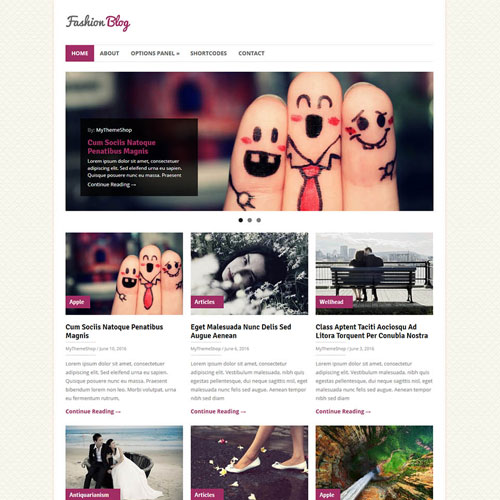 MyThemeShop Fashionblog WordPress Theme - Download $4.49