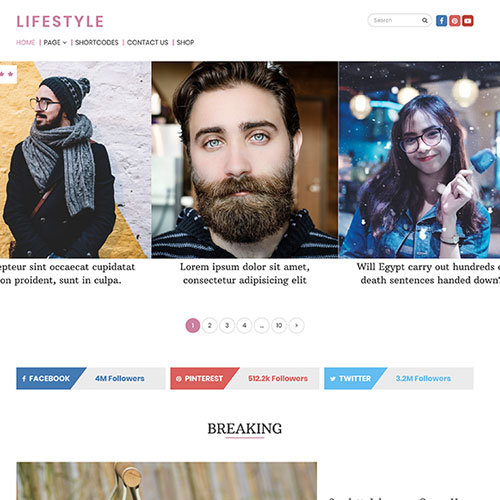 MyThemeShop Lifestyle WordPress Theme - Download $4.49