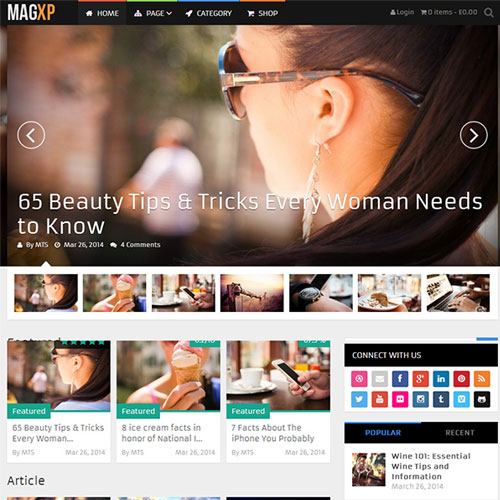 MyThemeShop MagXP WordPress Theme - Download $4.49