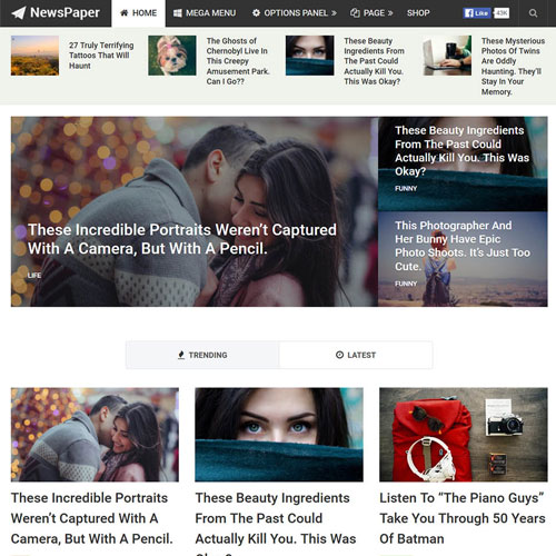 MyThemeShop Newspaper WordPress Theme - Download $4.49