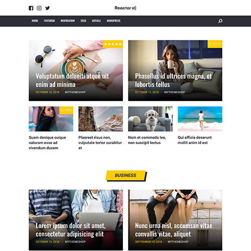 MyThemeShop Reactor WordPress Theme - Download $4.49