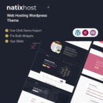 Natix | Web Hosting WordPress Theme - Download $4.49