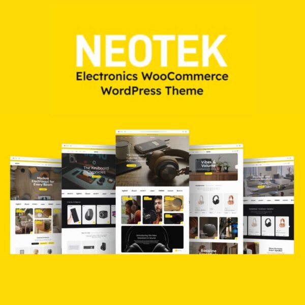 Neotek – Electronics WordPress Theme $4.49