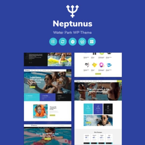 Neptunus - Water & Amusement Park WordPress Theme - Download $4.49