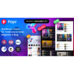 News Magazine Papr - News Magazine WordPress Theme - Download $4.49