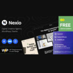 Nexio - Digital Creative Agency WordPress Theme + AI - Download $4.49