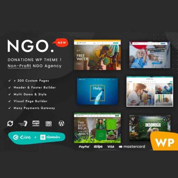 Ngo - Charity Donation WordPress - Download $4.49