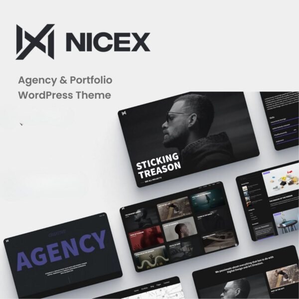 Nicex - Creative Portfolio Theme $4.49