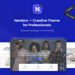 Norebro - Creative Portfolio Theme for Multipurpose Usage - Download $4.49