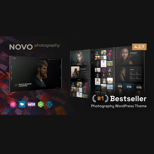 Novo - Photography WordPress Theme - Download $4.49