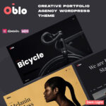 Oblo - Creative Agency Portfolio WordPress Theme - Download $4.49