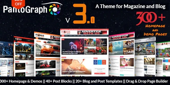 PantoGraph – Newspaper Magazine Theme
