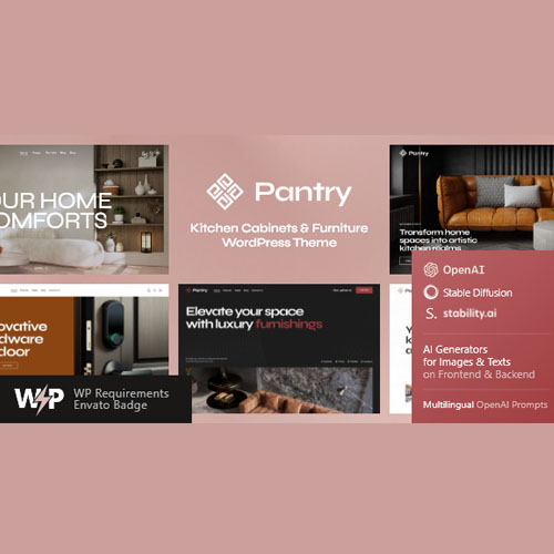 Pantry — Kitchen Cabinets & Furniture WordPress Theme - Download $4.49 Pantry — Kitchen Cabinets & Furniture WordPress Theme - Download $4.49