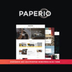 Paperio - Responsive and Multipurpose WordPress Blog Theme - Download $4.49