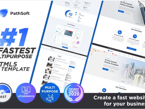 PathSoft – #1 The Fastest Multipurpose | eCommerce HTML Website Template Monsterc