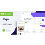 Piqes | Creative Startup & Agency WordPress Theme - Download $4.49
