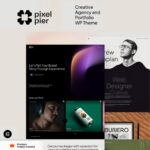 Pixelpiernyc - Portfolio Creative Agency Freelancer WordPress Theme $4.49