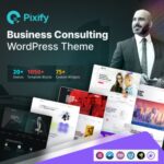 Pixify - Business Consulting WordPress Theme $4.49