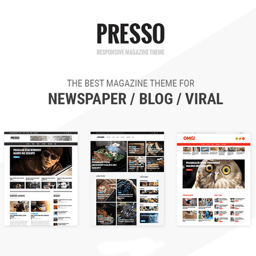 PRESSO Modern Magazine / Newspaper / Viral Theme 4.0.0 Download 🥇🥇 ThemePlugin.Net