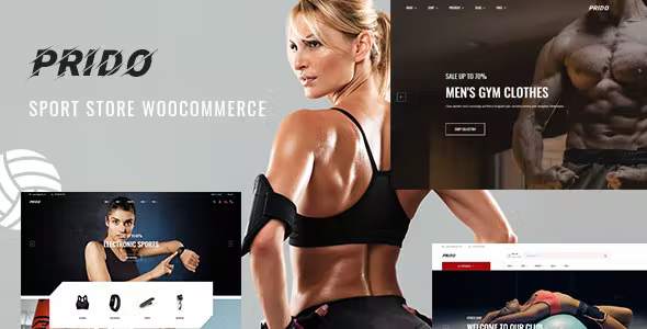 Prido Sport Store WooCommerce Theme Prido Sport Store WooCommerce Theme