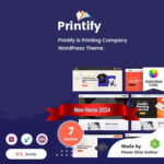 Printify - Printing Company WordPress Theme + RTL - Download $4.49