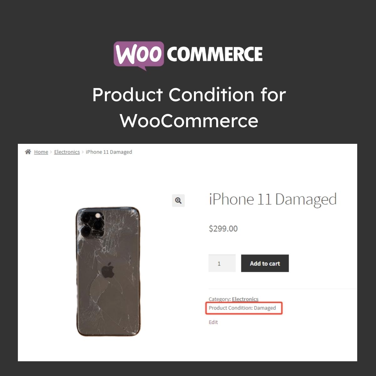 Product Condition for WooCommerce - Download $4.49 Product Condition for WooCommerce - Download $4.49