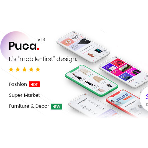 Puca - Optimized Mobile WooCommerce Theme - Download $4.49