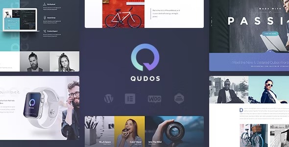 Qudos Multi-Purpose Business & Portfolio for Elementor WordPress Theme