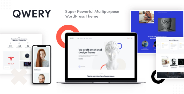 Qwery Multi-Purpose Business WordPress Theme + ChatGPT