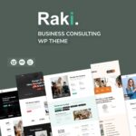 Raki - Business, Finance Consulting WordPress Theme - Download $4.49