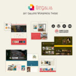 Regalia - Artist Portfolio, Art Gallery Theme - Download $4.49