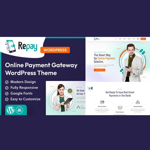 Repay | Payment Gateway WordPress Theme - Download $4.49