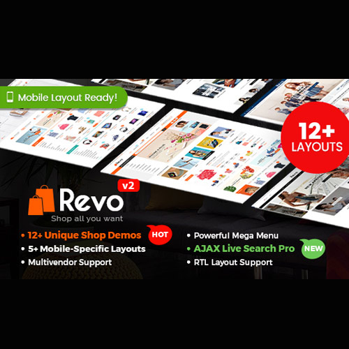 Revo - Multipurpose WooCommerce WordPress Theme - Download $4.49