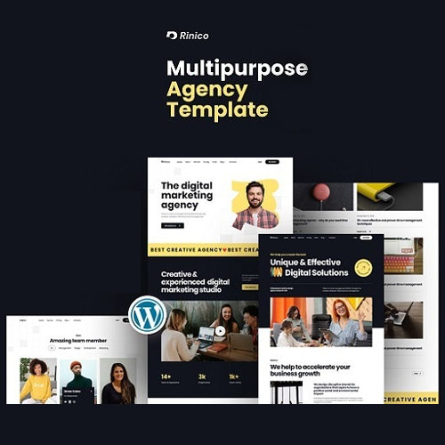 Rinico - Multipurpose Agency WordPress Theme - Download $4.49