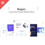 Rogan - Creative Multipurpose WordPress Theme for Agency, Saas, Portfolio - Download $4.49