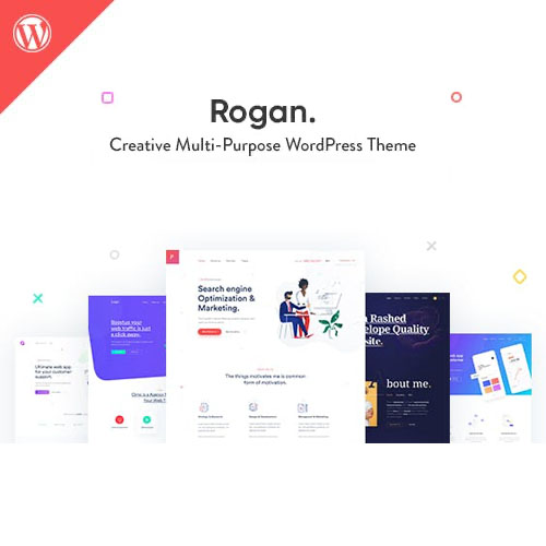 Rogan - Creative Multipurpose WordPress Theme for Agency, Saas, Portfolio - Download $4.49